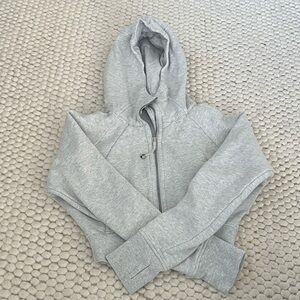 lululemon athletica Heather Gray Full-Zip Hoodie